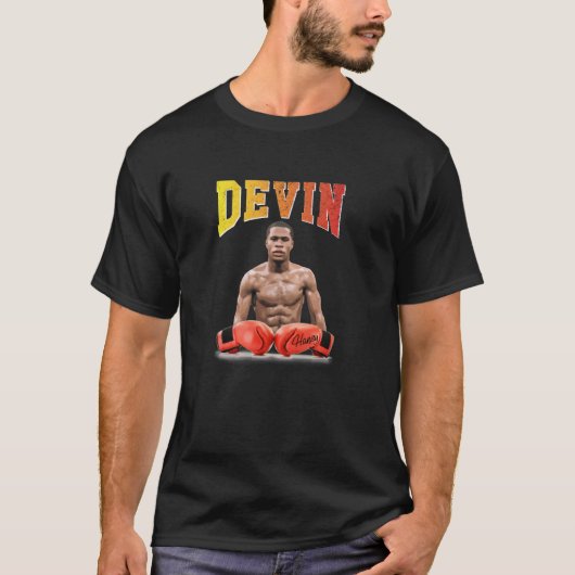 Devin Haney Boxer Fighter T-shirt (Voorkant)
