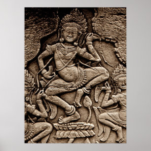 Devine Angkor Wat Poster