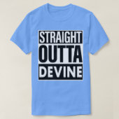 Devine naam Straight Outta Devine T-shirt (Design voorkant)