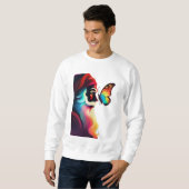 Devine Père Père Père Père Sweatshirt T-shirt (Devant entier)