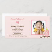 Devine Qui ? Photo Invitation de fête d'anniversai (Devant / Derrière)