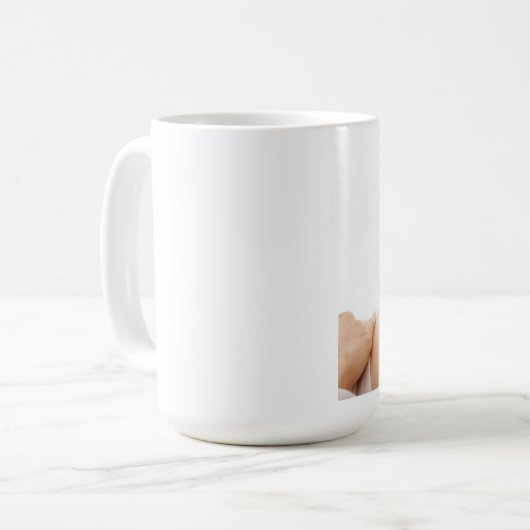 Devine Quoi ! Grossesse Faire-part Mug (Devant gauche)