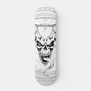 Devine Skull of Death (Wit) Skateboard