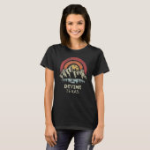 Devine Texas Mountain Sunset Sunrise Kayaking T-shirt (Voorkant volledig)