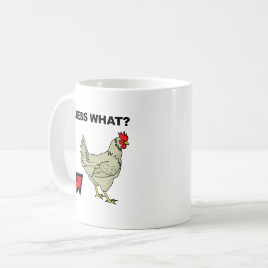 Devinez Ce Beurre De Poulet Drôle Mug (Devant gauche)