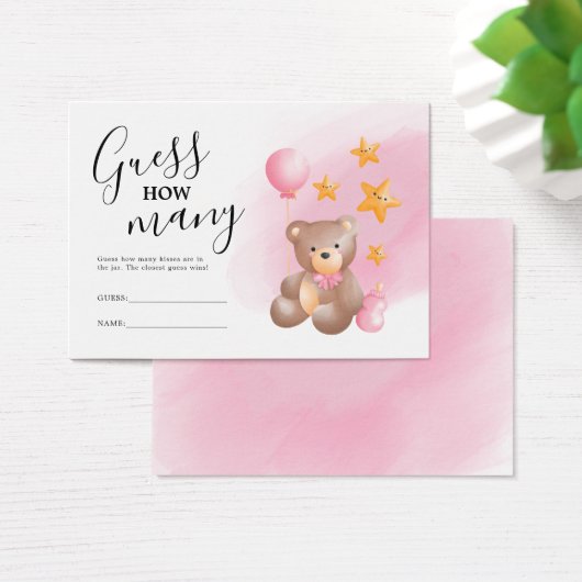 Devinez combien de Baby showers d'ours jeu (Bureau)