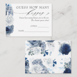 Devinez combien de baisers Pampas Grass Cartes de