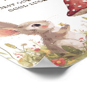 Devinez combien de bonbons Poster Baby shower Bunn (Coin)