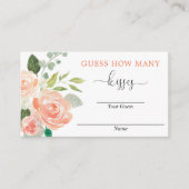 Devinez combien de cartes de baisers pêchent la ve (Devant)