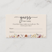 Devinez combien de cartes de jeu (Devant)