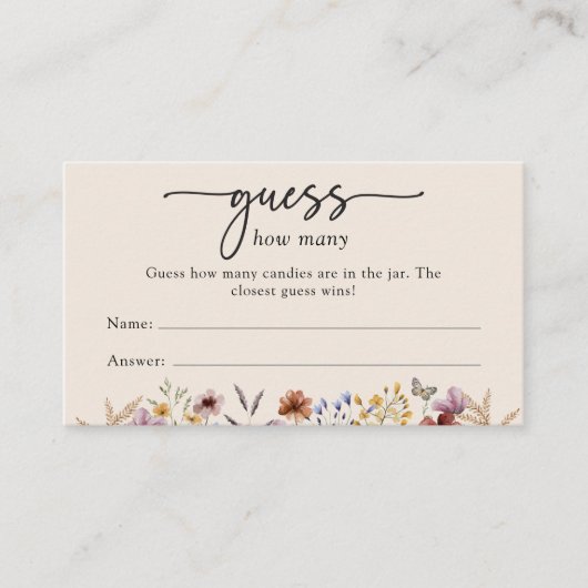 Devinez combien de cartes de jeu (Devant)