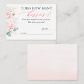 Devinez combien de cartes de jeu Kisses (Devant / Derrière)