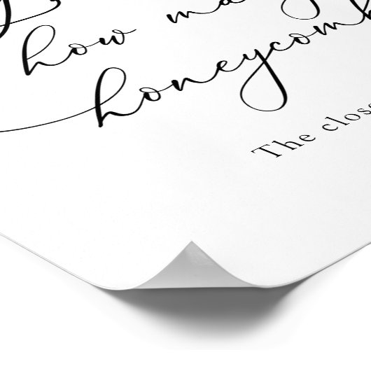 Devinez combien de Honeycombes Poster du jeu de do (Coin)