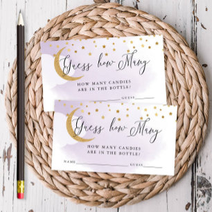 Devinez combien de pourpre sur la carte de Guess d