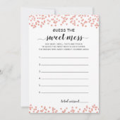 Devinez la carte de jeu de Baby shower Sweet Mess (Devant)
