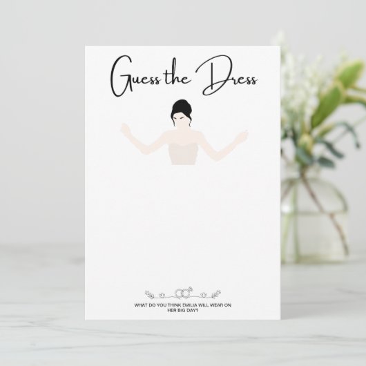 Devinez la carte des jeux de robe (Debout devant)