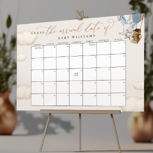 Devinez Le Calendrier Date D'Échéance Affiche Elep