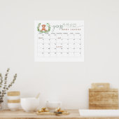 Devinez Le Calendrier Date D'Échéance Poster De L' (Cuisine)