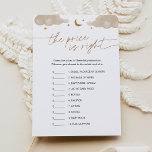 Devinez le jeu de Baby shower Prix Twinkle Star<br><div class="desc">La collection Twinkle Little Star présente des nuages d'aquarelle et une lune de gloire et des étoiles qui donnent à la collection une sensation rêveuse et fantaisiste. Bien que l'inclusion de tons neutres et d'options bleues le rendent adaptable pour n'importe quel genre. Les éléments bohèmes apportent une touche tendance et...</div>