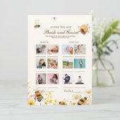 Devinez leur âge Carte de jeu de douche de la mari (Debout devant)