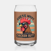 Devinez Quel Beurre De Poulet Drôle Rooster Rétro (Verso)
