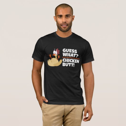 Devinez Quel Beurre De Poulet ? T-shirt drôle ! (Devant entier)