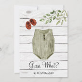 Devinez quel linge bébé Boho | Faire-part bébé (Devant)