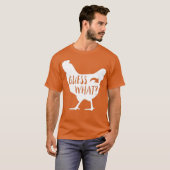 Devinez Quel T-shirt Bouton de poulet (Devant entier)