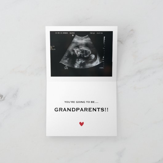 Devinez quelle carte de faire-part de grossesse (Intérieur)