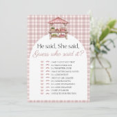 Devinez qui a dit cela Country Market Carte de jeu (Debout devant)