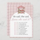 Devinez qui a dit cela Country Market Carte de jeu (Devant / Derrière)