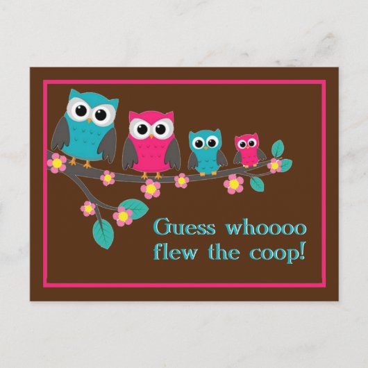 Devinez qui a piloté le Faire-part de déménagement (Devant)