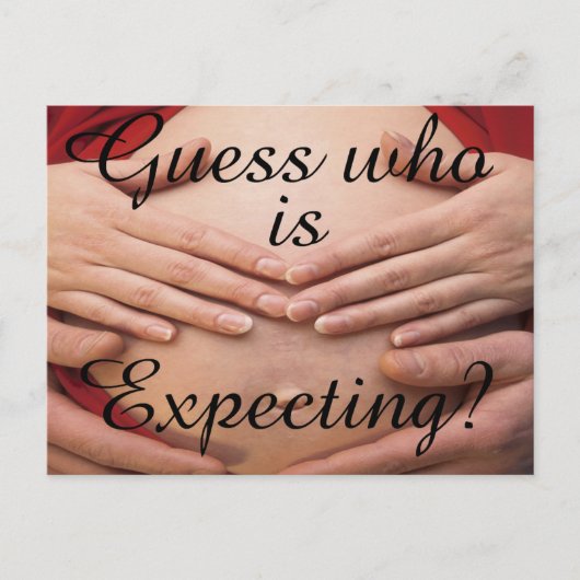 Devinez qui attend les cartes et les cadeaux. (Devant)