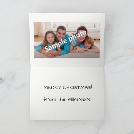 Devinez qui carte de Noël (Intérieur)