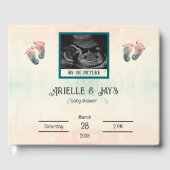 "Devinez qui" Genre Révéler Baby shower Ultrasound (Recto)