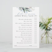 Devinez qui marié ou la chambre - Carte de jeu de  (Debout devant)