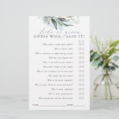 Devinez qui marié ou la chambre - Carte de jeu de  (Debout devant)