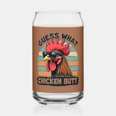 Devinez quoi Cul de Poulet Drôle Rétro Coq (Recto)