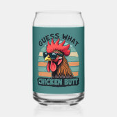 Devinez quoi Cul de Poulet Drôle Rétro Coq (Recto)