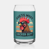 Devinez quoi Cul de Poulet Drôle Rétro Coq (Verso)