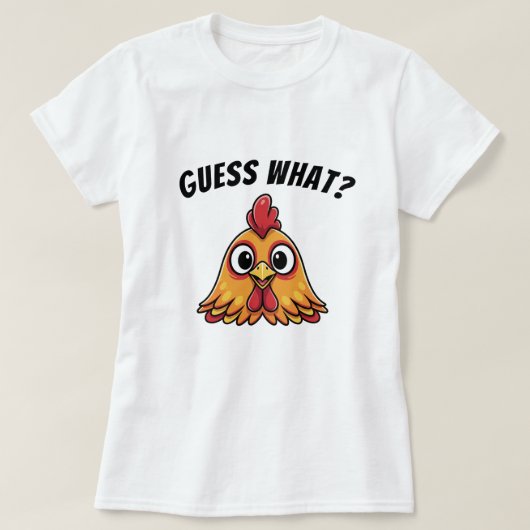Devinez Quoi, T-Shirt Drôle Du Beurre De Poulet (Design devant)