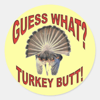 Devinez Quoi ? Turquie Butt ! Autocollants