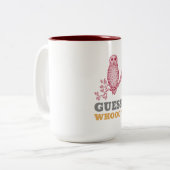 Devinez Whooo Owl Mug (Devant gauche)