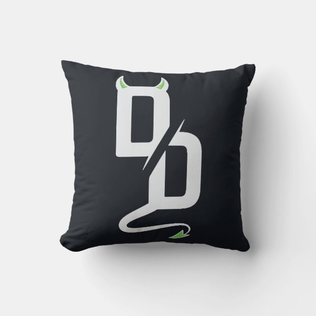 Devious Developments DD Monogram Worpkussen Kussen (Voorkant)