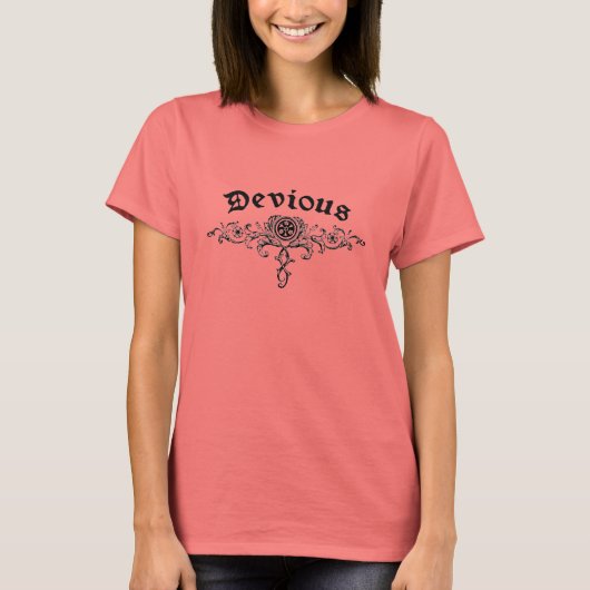 Devious filigree t-shirt (Voorkant)