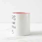 Devis De Bureau Drôle Mug De Café À Deux Tons (Centre)