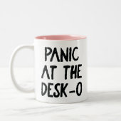 Devis De Bureau Drôle Mug De Café À Deux Tons (Gauche)