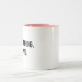 Devis De Bureau Drôle Mug De Café À Deux Tons (Centre)