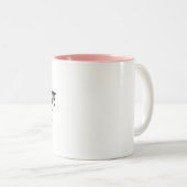 Devis De Bureau Drôle Mug De Café À Deux Tons (Devant droit)