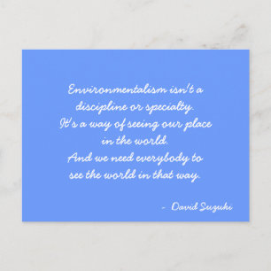 Devis de carte postale inspirante